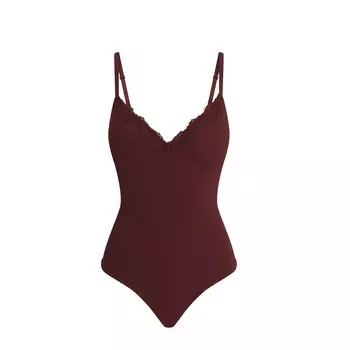 Боди push-up SKIMS, цвет oxblood