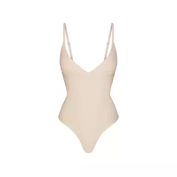 Боди push-up thong SKIMS Skims Body, песочный