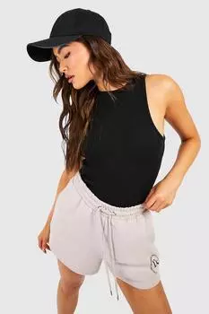 Боди racer rib Boohoo, черный