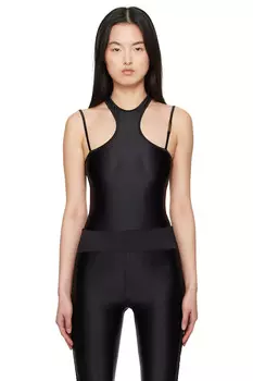 Боди рейсербэк Versace Jeans Couture, черный