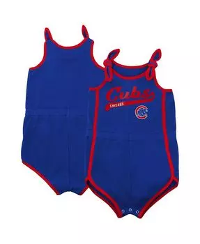Боди Royal Chicago Cubs Hit and Run для новорожденных Outerstuff, синий