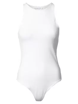 Боди-рубашка Abercrombie & Fitch, белый