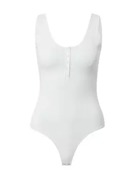 Боди-рубашка Abercrombie & Fitch, белый