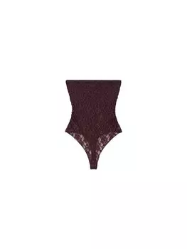 Боди-рубашка Bershka, цвет Grenadine