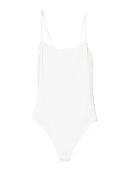 Боди-рубашка Bershka, слоновая кость