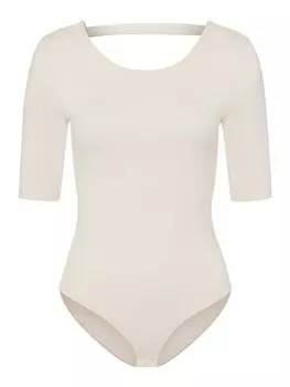 Боди-рубашка Les Lunes Charlotte, от белого