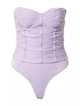 Боди-рубашка Misspap, сиреневый