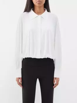 Боди-рубашка оверсайз-бойфренд Norma Kamali, белый