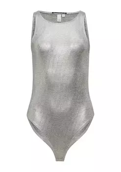 Боди-рубашка QS, серебряный