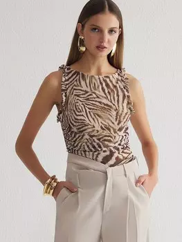 Боди-рубашка Trendyol, разноцветный