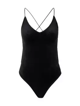 Боди-рубашка VIERVIER Alena, черный