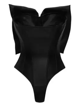 Боди с бантом Lika, черный