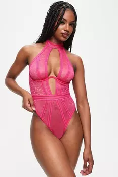 Боди с бретелью через шею Ann Summers, розовый