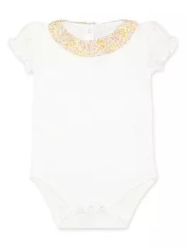 Боди с цветочным принтом на воротнике Tartine Et Chocolat, белый