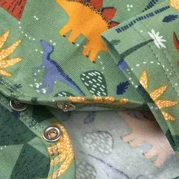 Боди с длинным рукавом и рисунком динозавра зеленое размер. 98/104 10шт ALANA