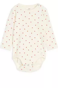 Боди с длинными рукавами Arket, белый