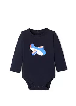 Боди с длинными рукавами и рисунком для маленьких мальчиков Jacadi Paris