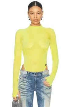 Боди с длинными рукавами из коллаборации с SAVAGE FENTY by RIHANNA Diesel, желтый