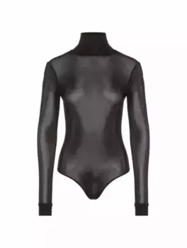 Боди с длинными рукавами Maison Margiela, черный