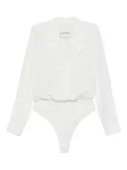 Боди с длинными рукавами Roland Mouret, белый