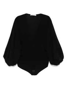 Боди с драпировкой Philosophy Di Lorenzo Serafini, черный