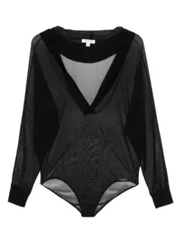 Боди с капюшоном Alaa, черный