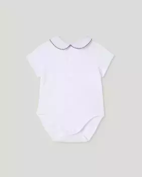 Боди с коротким рукавом для малышки Coconut El Corte Ingls, белый