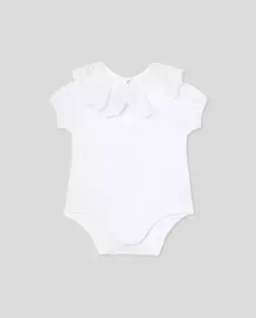 Боди с коротким рукавом для малышки Coconut El Corte Ingls, белый
