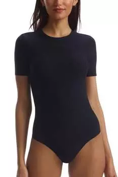 Боди с короткими рукавами Butter черного цвета Commando