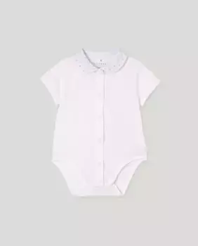 Боди с короткими рукавами Coconut El Corte Ingls, белый