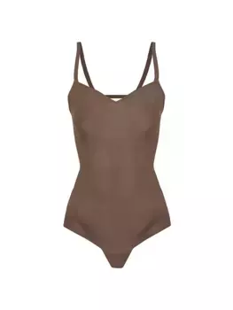 Боди с короткой формой All Mesh Item M6, цвет milk chocolate