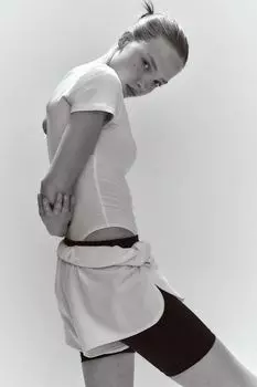 Боди с круглым вырезом H&M, белый