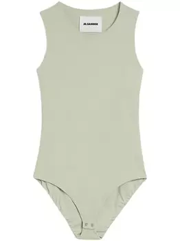 Боди с круглым вырезом Jil Sander, нейтральный цвет