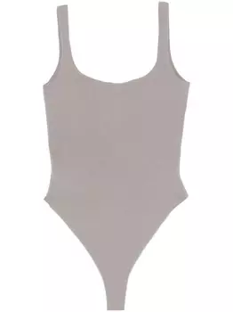 Боди с квадратным вырезом ENTIRE STUDIOS, серый