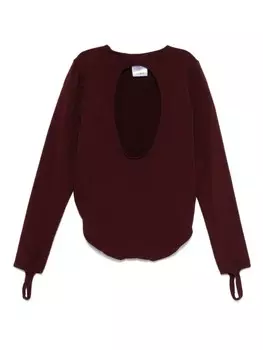 Боди с нашивкой-логотипом ANDREDAMO, красный