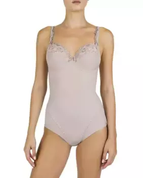 Боди с обручем и вышивкой Felina, цвет Topo