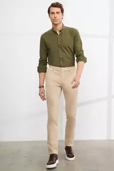 Боди с пуговицами на воротнике Ac&Co, хаки