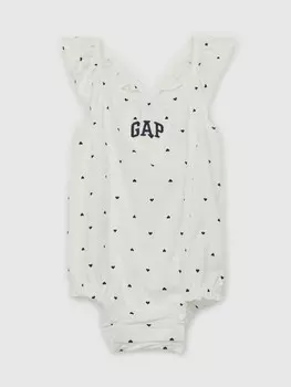 Боди с рисунком Gap, белый