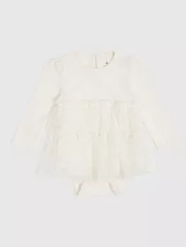 Боди с юбкой Gap, бежевый