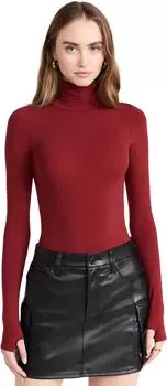 Боди с водолазкой и балетным боди KT032 Commando, цвет Garnet