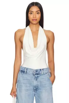 Боди с воротником-хомутиком Weworewhat, белый