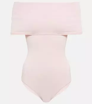 Боди с воротником-хомутом ALAA, розовый