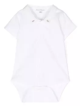 Боди с вышитым логотипом Tartine Et Chocolat, белый