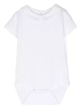 Боди с вышивкой на воротнике Tartine Et Chocolat, белый