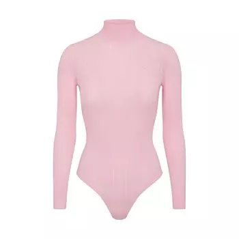 Боди с высоким воротом SKIMS, цвет baby pink