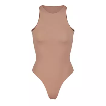 Боди с высоким воротом SKIMS Fits Everybody, цвет Sienna