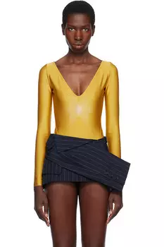 Боди с звездой Pushbutton, золотой