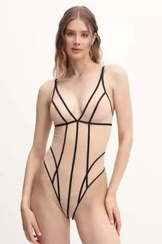 Боди Scandale, бежевый