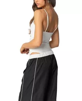 Боди Serene с вырезом Edikted, белый