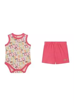 Боди SET Guess, цвет fuchsia